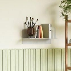 Hbsch Hndlavet Vase Stand - Ravgul/Smoke - H32 cm