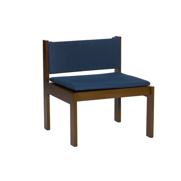 H�bsch Haus Udend�rs Loungestol Brun/M�rkebl�