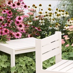 H�bsch Haus Udend�rs Skammel Beige/Sand