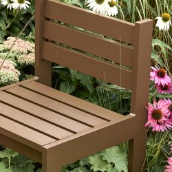 H�bsch Haus Udend�rs Spisestol Brun/M�rkebl�