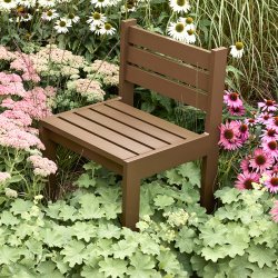 H�bsch Haus Udend�rs Spisestol Brun/M�rkebl�