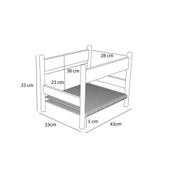 H�bsch Heritage Magasinholder Eg