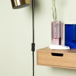 Hbsch Hide Opbevaringskasse m. Skuffe - Eg