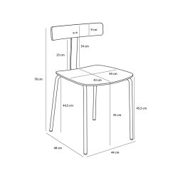 H�bsch Hock Spisestol Natur/Gr�n