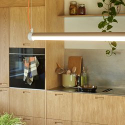 H&uuml;bsch Interplay Pendel Brun/Bl/Orange Lille