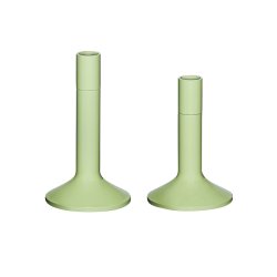 H&uuml;bsch Kindred Lysestager Lysegrn st af 2