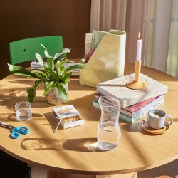 H&uuml;bsch Kindred Lysestager Orange st af 2