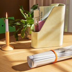 H&uuml;bsch Kindred Lysestager Orange st af 2