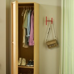 H�bsch Kura Kl�deskab Small Natur