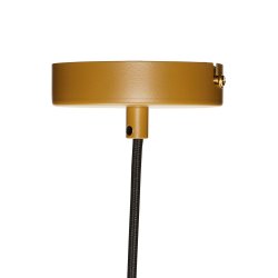 Hbsch Coney Pendel Lampe - Brunt Metal