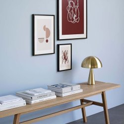 H&uuml;bsch Mush Bordlampe - Messing - Lav