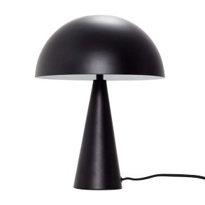 Hübsch Mushroom Bordlampe - Sort - Lav