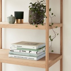 Hbsch Library Reol Large Natur