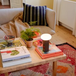 H�bsch Low Transportabel Lampe Brun