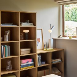 H�bsch Low Transportabel Lampe Brun