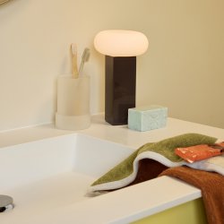 H�bsch Low Transportabel Lampe Brun