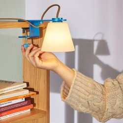 H&uuml;bsch Lure Vglampe Metallic Blue