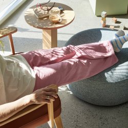 H&uuml;bsch Marshmellow Puf Large Lysegrn