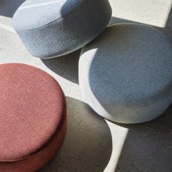 H&uuml;bsch Marshmellow Puf Large Lysegrn