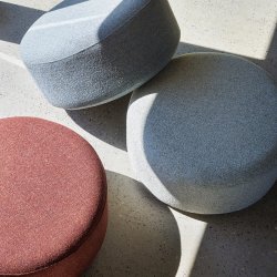 H&uuml;bsch Marshmellow Puf Large Rd