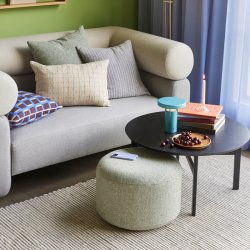 H&uuml;bsch Marshmellow Puf Small Lysegrn