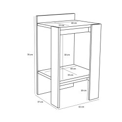 H�bsch Merge Sengebord Natur