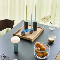 H�bsch Modu Lysestage S�t af 2 Flerfarvet