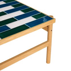 H�bsch Motif Sofabord Flerfarvet