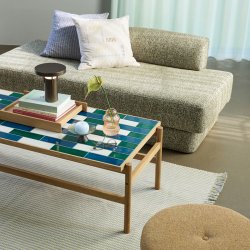 H�bsch Motif Sofabord Flerfarvet