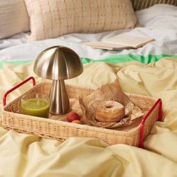 Hbsch Mush Transportabel Lampe Nikkelfarve