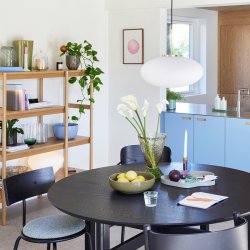 H&uuml;bsch Muted Stolehynde Rund Lysegrn