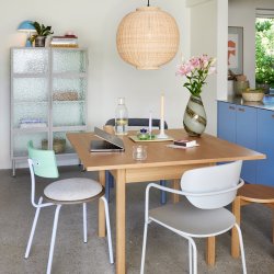 H&uuml;bsch Muted Stolehynde Rund Sand