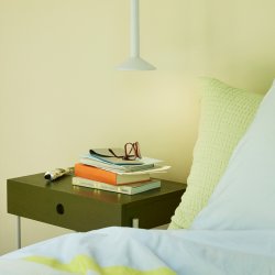 Hbsch Noir Sengebord Grn/Off-White