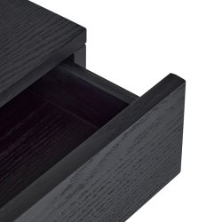 H&uuml;bsch Noir Sengebord Sort