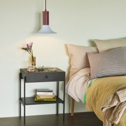 H&uuml;bsch Noir Sengebord Sort