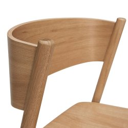 H&uuml;bsch Oblique Barstol - Natur