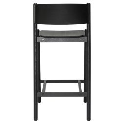 H&uuml;bsch Oblique Barstol - Sort