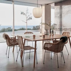 Hbsch Muse Pendel Lampe Muse - Hvid/Messing - Large