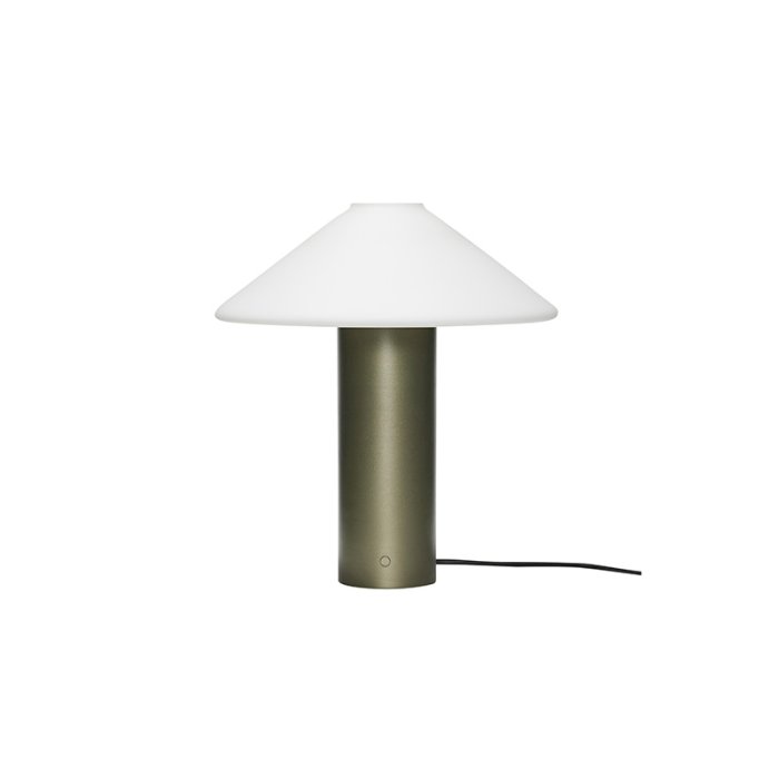 H&uuml;bsch Orbit Bordlampe Mrkegrn