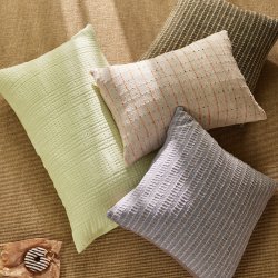 Hbsch Ori Pude 50x50 cm Lilla/Beige