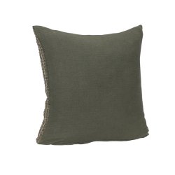 Hbsch Ori Pude 50x50 cm Oliven/Beige