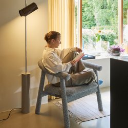 H�bsch Ouli Loungestol Lysegr� Melange