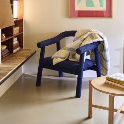 H�bsch Ouli Loungestol M�rkebl�