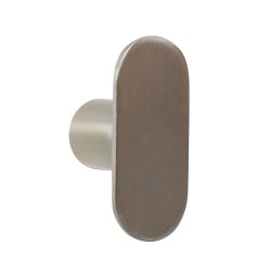 H&uuml;bsch Oval Knage Piccolo - Nikkel