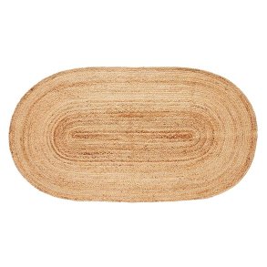 Hbsch Tppe i Jute Sage - Ovalt