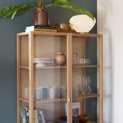 Hbsch Panorama Vitrineskab Natur - Small