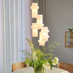 H�bsch Pilule Pendel Down Blank Hvid