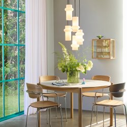 H�bsch Pilule Pendel Dobbel Mat Hvid