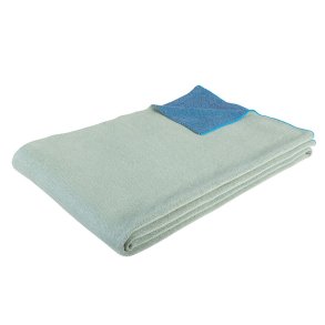 Hbsch Cuddle Plaid - 130x200cm - Grn/Bl 