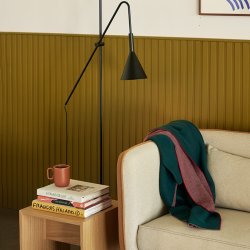 Hbsch Cuddle Plaid - 130x200cm - Petroleumsbl/Bordeaux